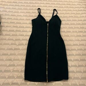 Haute Monde, Size small spaghetti strap dark green cocktail dress